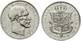 Altdeutsche Münzen und Medaillen, Braunschweig-Calenberg-Hannover, Ernst August, 1837-1851
Taler 1848 B. vorzüglich
