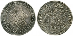 Altdeutsche Münzen und Medaillen, Braunschweig-Lüneburg-Celle, Christian von Minden, 1611-1633
Reichstaler 1624 HS, Clausthal. Brustbild n.r./Wappen....