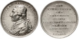 Altdeutsche Münzen und Medaillen, Braunschweig-Stadt
Silbermedaille 1777 von Krull. Auf den Tod des Amtmannes Julius David Denicke (1716-1777). 29 mm...