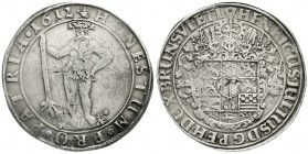 Altdeutsche Münzen und Medaillen, Braunschweig-Wolfenbüttel, Heinrich Julius, 1589-1613
Taler 1612 Wilder Mann. Zellerfeld
sehr schön, winz. Schrötl...