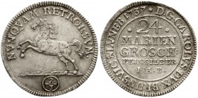 Altdeutsche Münzen und Medaillen, Braunschweig-Wolfenbüttel, Karl I., 1735-1780
24 Mariengroschen 1737 IAB. Springendes Ross.
vorzüglich/Stempelglan...