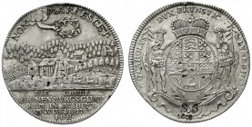 Altdeutsche Münzen und Medaillen, Braunschweig-Wolfenbüttel, Karl I., 1735-1780
Ausbeutetaler 1752 IBH Zellerfeld (Johann Benjamin Hecht) Ausbeute de...