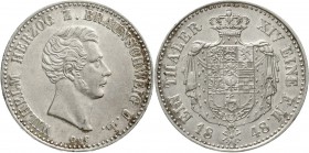 Altdeutsche Münzen und Medaillen, Braunschweig-Wolfenbüttel, Wilhelm, 1831-1884
Taler 1848 CvC. vorzüglich, selten