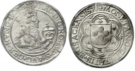 Altdeutsche Münzen und Medaillen, Breisach, Stadt
Reichsguldiner zu 60 Kreuzer (Stempel v. Hans Schweiger) 1571 (posthum). gutes vorzüglich, winz. Sc...