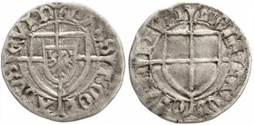 Altdeutsche Münzen und Medaillen, Deutscher Orden, Conrad V. von Ehrlichshausen, 1441-1449
Schilling o.J. Umschrift endet auf QVIN.
fast sehr schön,...