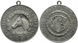 Altdeutsche Münzen und Medaillen, Elsaß-Lothringen
Silber-Prämienmedaille 1913 (graviert). Staatl. Prämierung d. Pferdezucht-Vereins f. Elsaß-Lothrin...