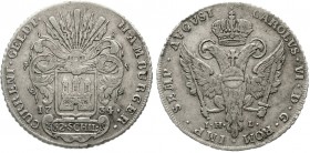 Altdeutsche Münzen und Medaillen, Hamburg-Stadt
32 Schilling 1734 IHL. sehr schön
