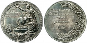 Altdeutsche Münzen und Medaillen, Hamburg-Stadt
Silbermedaille o.J. (1913, s. Deckeleindruck im Etui!) v. Vogel. Der Senat zur Goldenen Hochzeit der ...