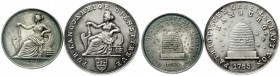Altdeutsche Münzen und Medaillen, Hamburg-Stadt, Lots
2 Silber-Prämienmedaillen des 19. Jh. mit Bienenkorb-Motiv: v. C. Voigt. Patriot. Ges. v. 1765 ...