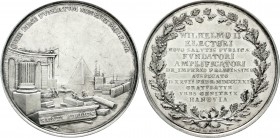 Altdeutsche Münzen und Medaillen, Hanau-Münzenberg, Wilhelm II. von Hessen-Kassel, 1821-1847
Silbermedaille 1821 v. Loos und König, a.s. Erlangung de...