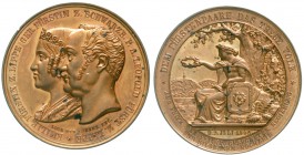 Altdeutsche Münzen und Medaillen, Lippe, Grafschaft, Paul Alexander Leopold, 1802-1851
Bronzemedaille 1845 von Lorenz. Auf sein 25jähriges Regierungs...