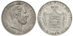 Altdeutsche Münzen und Medaillen, Lippe, Grafschaft, Paul Friedrich Emil Leopold, 1851-1875
Taler 1860 A. sehr schön/vorzüglich, schöne Patina