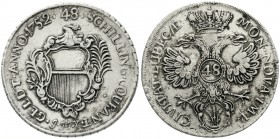 Altdeutsche Münzen und Medaillen, Lübeck-Stadt
Taler zu 48 Schilling 1752 JJJ. sehr schön, kl. Randfehler