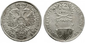 Altdeutsche Münzen und Medaillen, Lübeck-Stadt
32 Schilling 1752 JJJ. sehr schön