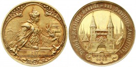 Altdeutsche Münzen und Medaillen, Lübeck-Stadt
Vergold. Silbermedaille 1895 für hervorr. Leistung bei der dt.-nordischen Handels- und Industrie-Ausst...