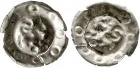 Altdeutsche Münzen und Medaillen, Lüneburg-herzoglich welfische Münzstätte, Otto der Strenge, 1277-1330
Brakteat o.J. Löwe r., außerhalb des Wulstrei...