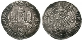 Altdeutsche Münzen und Medaillen, Lüneburg-Stadt
Reichstaler zu 32 Schilling 1623 (über 1622). Mit Titel Ferdinands II,
sehr schön, Schrötlingsriß...