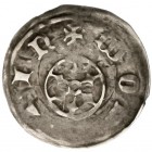 Altdeutsche Münzen und Medaillen, Mainz-Erzbistum, Adolf I. von Nassau, 1379-1390
Pfennig auf Würzburger Schlag o.J. Miltenberg.
sehr schön, Prägesc...