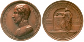 Altdeutsche Münzen und Medaillen, Mecklenburg-Schwerin, Helene, 1814-1858, Tochter des Erbprinzen Friedrich Ludwig
Große belgische Bronzemedaille 184...