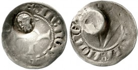 Altdeutsche Münzen und Medaillen, Münster-Stadt
Witten von Anklam nach dem Rezess von 1387 mit Gegenstempel Pauluskopf.
schön/sehr schön