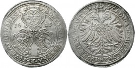 Altdeutsche Münzen und Medaillen, Nürnberg-Stadt
Taler 1625. Reichsadler / Drei Wappen in Kartuschen. Mmz. Kreuz. Titel Ferdinand II. 29,46 g.
vorzü...