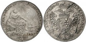 Altdeutsche Münzen und Medaillen, Nürnberg-Stadt
Konventionstaler 1761. Oexlein / SF. Reichsadler mit Brustschild / Auf Nürnberger Schild gelehnt sit...