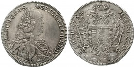 Altdeutsche Münzen und Medaillen, Nürnberg-Stadt
Konventionstaler 1764. I.L. Oexlein. Kaiserliche Lege-Vindice-Prägung (Randprägung!). Belorb. Brb. F...