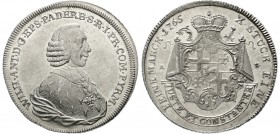 Altdeutsche Münzen und Medaillen, Paderborn, Bistum, Wilhelm Anton von Asseburg, 1763-1782
Konventionstaler 1765 Neuhaus Mzm. Johann Anton Schröder....
