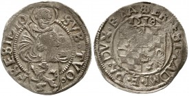 Altdeutsche Münzen und Medaillen, Passau, Ernst von Bayern, 1517-1540
Batzen 1518. sehr schön, Prägeschwäche