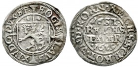 Altdeutsche Münzen und Medaillen, Pommern-Barth, Bugslaus XIV., 1620-1637
1/16 Taler 1629. sehr schön