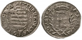 Altdeutsche Münzen und Medaillen, Sachsen-Gotha-Altenburg, Friedrich I., 1680-1691
1/24 Taler o.J. (um 1677/1680), GFS. PER ASPERA AD ASTRA um gekrön...