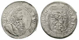 Altdeutsche Münzen und Medaillen, Sachsen-Meiningen, Bernhard, 1680-1706
Gulden 1691. vorzüglich, übl. Prägeschwäche