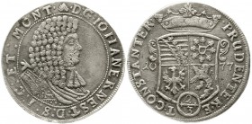 Altdeutsche Münzen und Medaillen, Sachsen- Neu-Weimar, Johann Ernst, 1662-1683
2/3 Taler 1677. sehr schön, rauher Schrötling
