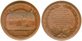 Altdeutsche Münzen und Medaillen, Schleswig-Holstein-Kiel
Bronzemedaille 1847 v. Loos und Schilling, a.d. 11. Vers. d. dt. Land- und Forstwirte, Präl...
