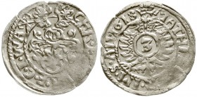 Altdeutsche Münzen und Medaillen, Waldeck, Christian und Wolrad IV., 1597-1638
3 Kreuzer 1618, Niederwildungen. sehr schön, Prägeschwäche