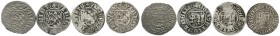 Altdeutsche Münzen und Medaillen, Württemberg, Ulrich 1496-1550
4 Var. zum Dreier, zweite Regierungsperiode ab 1534. Gespaltene Wappenschilde.
schön...