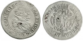 Altdeutsche Münzen und Medaillen, Württemberg, Johann Friedrich, 1608-1628
Kipper-24 Kreuzer 1622. fast sehr schön, Prägeschwäche
Ex WAG 72 (2015), ...