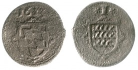 Altdeutsche Münzen und Medaillen, Württemberg, Johann Friedrich, 1608-1628
Kipper-Kreuzer Kupfer 1623. schön/sehr schön, selten