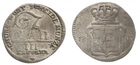 Altdeutsche Münzen und Medaillen, Württemberg, Friedrich II., 1797-1805
3 Kreuzer 1803 W. sehr schön