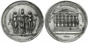 Altdeutsche Münzen und Medaillen, Württemberg, Friedrich I., 1806-1816
Zinn-Steckmedaille 1813 von Stettner. Sieg der Alliierten über Napoleon. 51 mm...