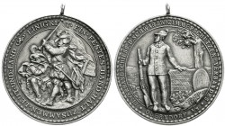 Altdeutsche Münzen und Medaillen, Württemberg-Oberndorf am Neckar
Tragb. Silbermedaille 1908 v. Lauer a.d. III. Verb.-Schiessen d. Schwarzwäld. Zimme...