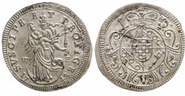 Altdeutsche Münzen und Medaillen, Würzburg-Bistum, Anselm Franz von Ingelheim, 1746-1749
5 Kreuzer 1748 WF. vorzüglich/Stempelglanz