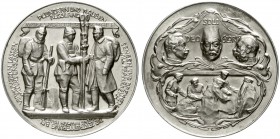 Medaillen, Erster Weltkrieg
Silbermedaille o.J. (ca. 1914). Auf das Bündnis mit Österreich und der Türkei sowie die Kriegsgegner und ihre Absichten. ...