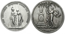 Medaillen, Gelegenheitsmedaillen
2 Silbermedaillen o.J.: Freundschaftsmed. v. Wurschbauer, Randgravur (teils unkenntl. gemacht), 43 mm; Namensfestmed...