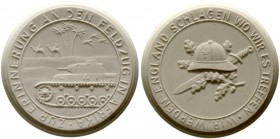Medaillen, Porzellanmedaillen, Deutsches Reich
München: Feldzug in Afrika o.J.(1941) weiß. 48 mm.
prägefrisch