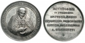 Medaillen, Religion, Personen, Kardinal Alfonso de Ligorio
Silbermedaille 1896 v. Johnson. Brb.v.v./Schrift. 44,5 mm, 32,2 g.
teilmattiert, vorzügli...
