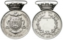 Medaillen, Schifffahrt, Frankreich, 3. Republik, 1870-1940
Silber-Verdienstmedaille o.J. v. Th. Maehn. Ges. f. Seenotrettung (gegr. 1870), Le Havre. ...