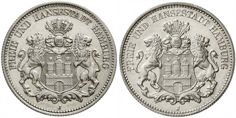 Reichssilbermünzen J. 19-178, Hamburg
Silber-Probe o.J. aus zwei Vorderseiten-S...