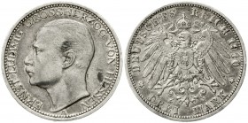 Reichssilbermünzen J. 19-178, Hessen, Ernst Ludwig, 1892-1918
3 Mark 1910 A. sehr schön, kl. Randfehler