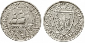 Weimarer Republik, Gedenkmünzen, 3 Reichsmark Bremerhaven
1927 A. vorzüglich, kl. Randfehler